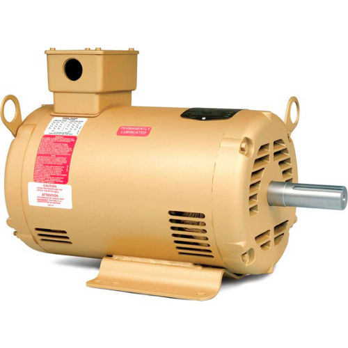 Baldor-Reliance HVAC Motor, EHM3218TA, 3 PH, 5 HP, 208-230/460 V, 1750 ...