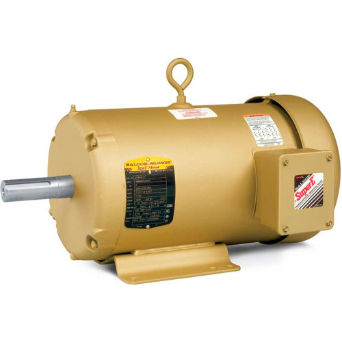 Baldor-Reliance Metric IEC Motor, EMM3710, 3PH, 208-230/460V, 1770RPM, 5.5/7.5 KW/HP, 60Hz, D132S