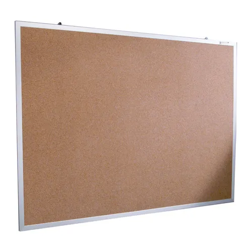 Balt® Natural Cork Tackboard - Aluminum Trim - 60