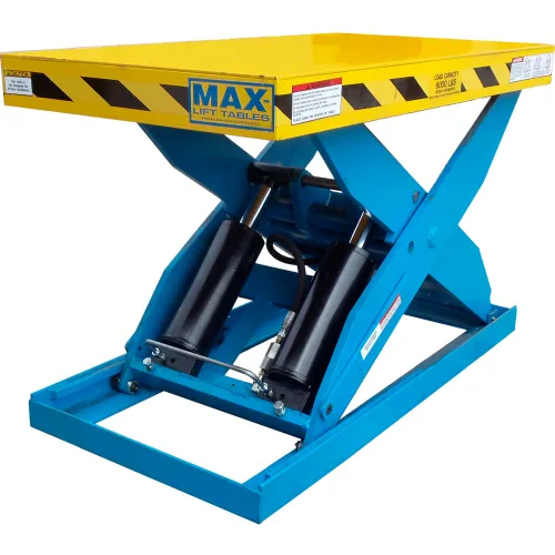 Ballymore Max-Lift Standard Scissor Lift Table, Hand Operated, 6000 lb ...