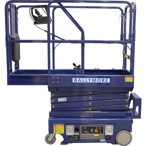 Ballymore Drivable Mini Scissor Lift 10' Platform 500 Lb. Capacity