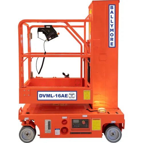 Ballymore Fully Electric Drivable Vertical Mast Lift, 15'5" Platform