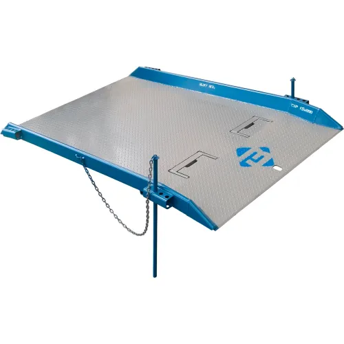 Bluff® 15T6060 HD Steel Dock Board with Lock Pins 60 x 60 15,000 Lb. Cap.