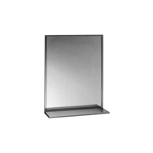 Bobrick&#174; Channel Frame Mirror/Shelf Combination - 24&quot; x 36&quot; - B166 2436