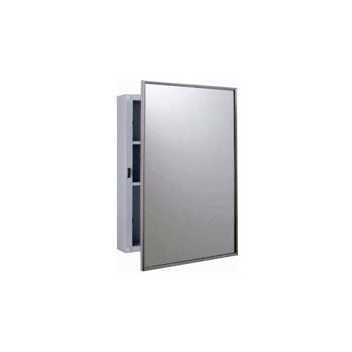Bobrick® B-299 Surface-Mounted Medicine Cabinet, 17"W x 5"D x 26-7/8"H, Satin