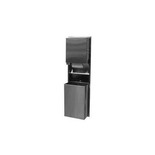 Bobrick® ClassicSeries™ Recessed Convertible Auto Paper Towel Roll Dispenser/Receptacle