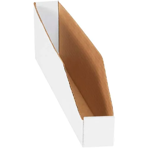 Global Industrial™ Open Top Corrugated Bin Boxes, 2"Wx18"Dx41/2"H