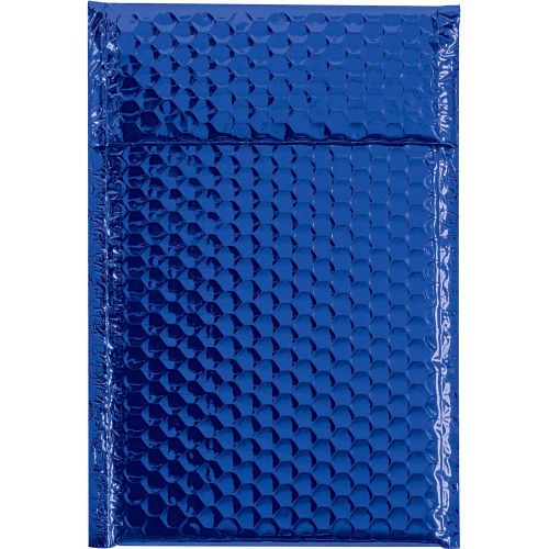 Global Industrial&#153; Glamour Bubble Mailers, 7-1/2&quot;W x 11&quot;L, Blue, 72/Pack
