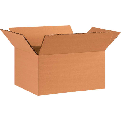 Global Industrial&#153; HD Double Wall Cardboard Corrugated Boxes, 11-1/4&quot;L x 8-3/4&quot;W x 6&quot;H, Kraft - Pkg Qty 15