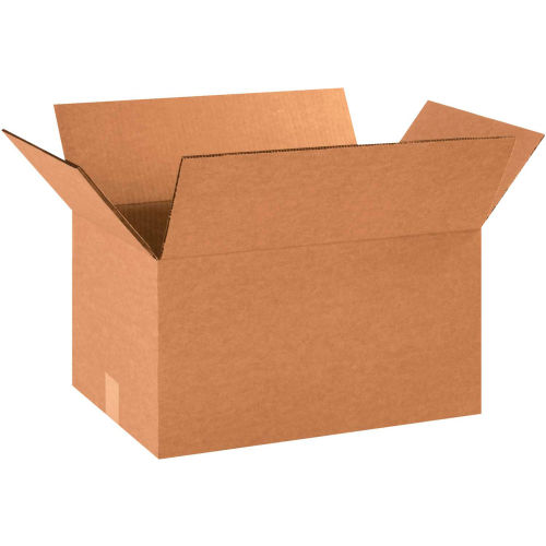 Global Industrial™ HD Double Wall Cardboard Corrugated Boxes, 16"L x 12"W x 10"H, Kraft - Pkg Qty 15