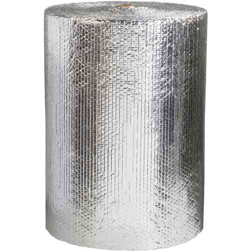 Global Industrial&#153; Cool Shield Thermal Bubble Roll, 24&quot;W x 125'L x 3/16&quot; Thick, Silver