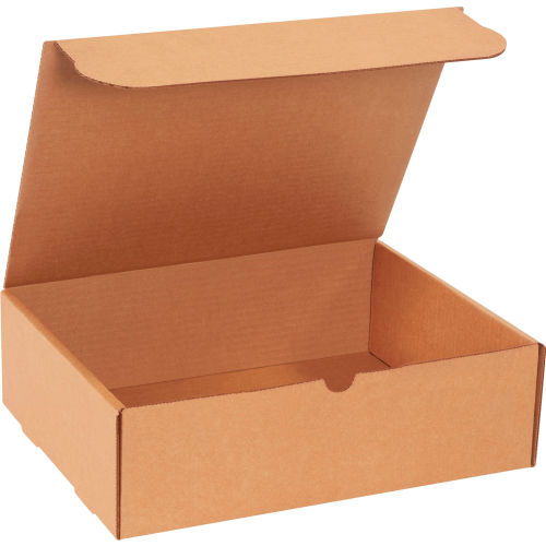 Global Industrial™ Corrugated Literature Mailers, 13"L x 10"W x 4"H, Kraft - Pkg Qty 50