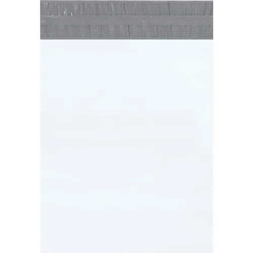 Global Industrial™ Returnable Poly Mailers, 14"W x 17"L, 2.5 Mil, White, 100/Pack