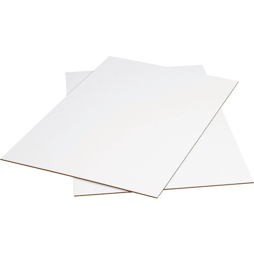 Global Industrial™ Corrugated Sheets, 36"L x 24"W, White - Pkg Qty 5