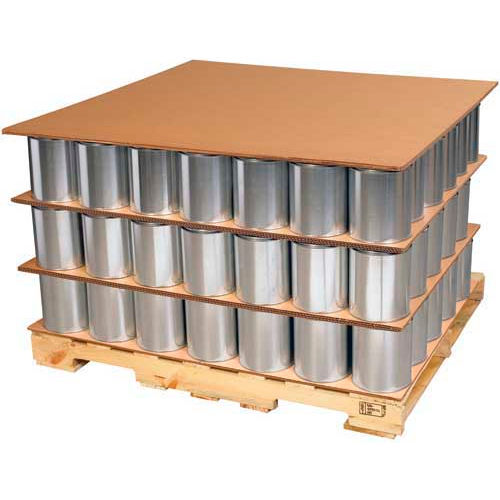 Global Industrial™ Triple Wall Corrugated Sheets, 96"L x 48"W, Kraft - Pkg Qty 5