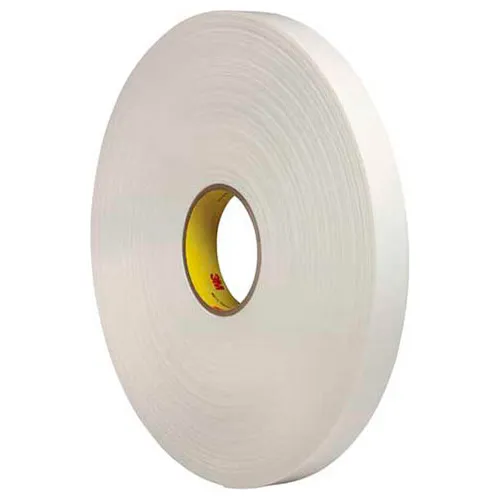 3M™ 4462 Double Sided Foam Tape 1" x 5 Yds. 1/32" Thick White