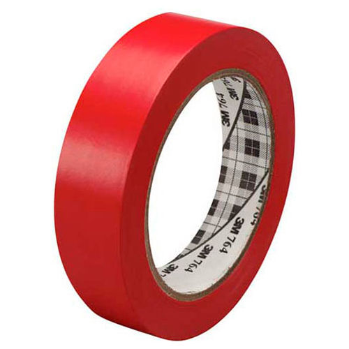 3M™ 764 Vinyl Tape 1" x 36 Yds 5 Mil Red - 6/PACK