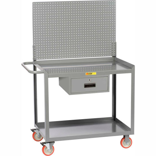 Little Giant&#174; Mobile Workstation w/Pegboard & 1 Drawer, 1200 lb. Capacity, 53&quot;L x 24&quot;W x 60&quot;H