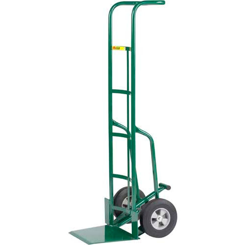 Little Giant® 60" Tall Hand Truck with Foot Kick TF-370-10 - 10" Solid Rubber