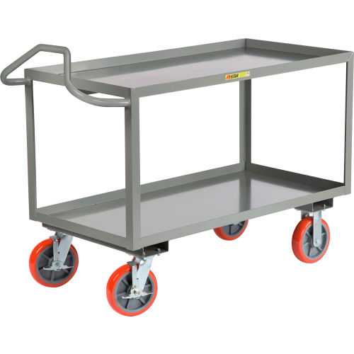 Little Giant® Shelf Truck w/2 Shelves, 3600 lb. Capacity, 60"L x 30"W x
