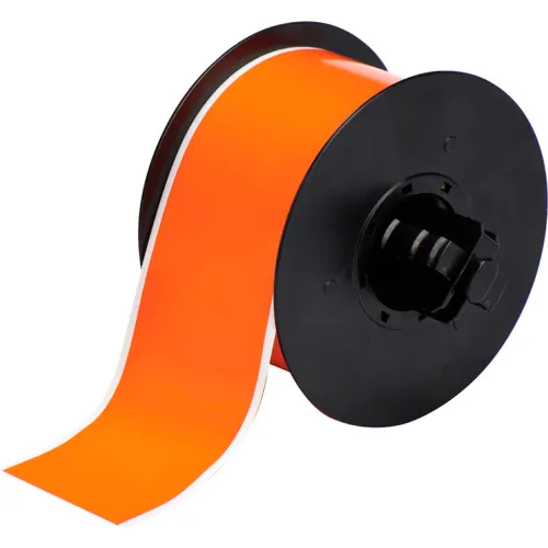 Brady® B30 IndoorOutdoor Industrial Vinyl Labels, 214"W X 100'L