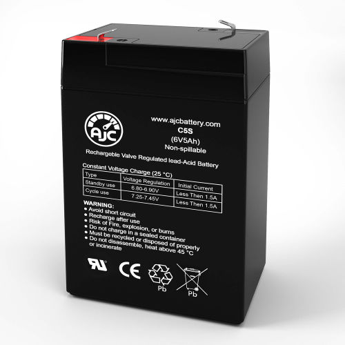 AJC® Mojo Super Mallard Decoy HW5111 Decoy Replacement Battery 5Ah, 6V, F1