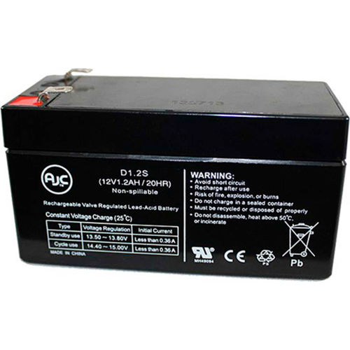 AJC&#174; Sandoz Battery 12V 1.2Ah Medical Battery