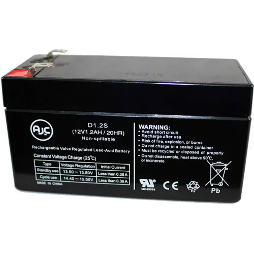 Leoch DJW12-7.0 12V 7Ah VRLA Lead Acid Battery – Replacement Ultramax Battery