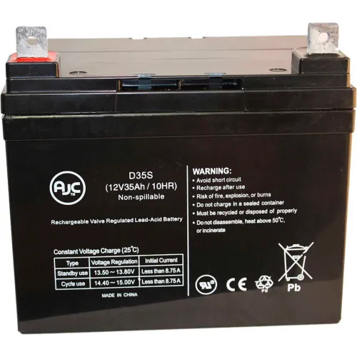 AJC® Lithonia ELB-1228 12V 35Ah Emergency Light Battery