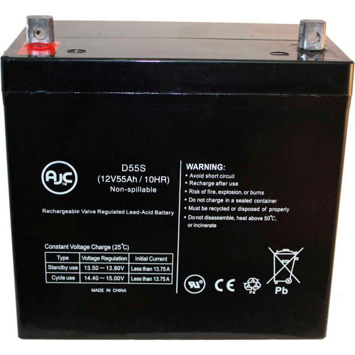 AJC® Lithonia ELB-1255 12V 55Ah Emergency Light Battery