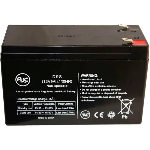 AJC® GS Portalac PXL12090 12V 9Ah Emergency Light Battery