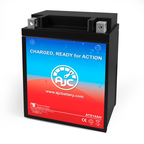 AJC® Polaris All 400CC Models 400CC ATV Replacement Battery 1994-2008, 12V, B