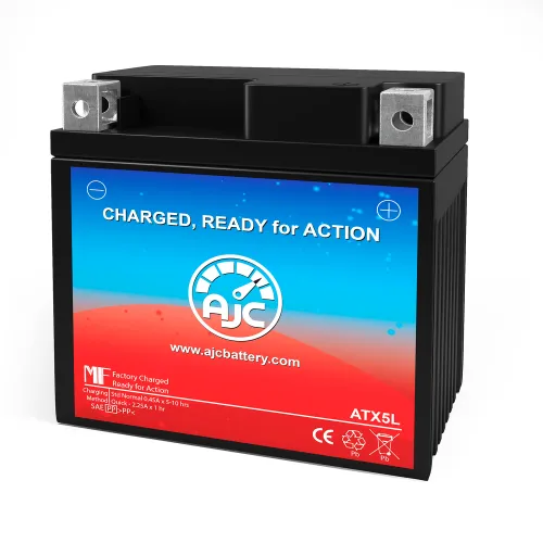 AJC® PEUGEOT Vivacity 100CC Scooter And Moped Replacement Battery, 12V, B