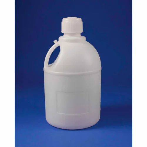 Bel-Art Carboy with Handle and Screw Cap 10795-0000, HDPE, 20 Liters, 83mm Closure, 1/PK