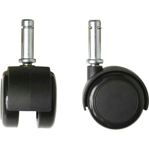 dual wheel carpet casters