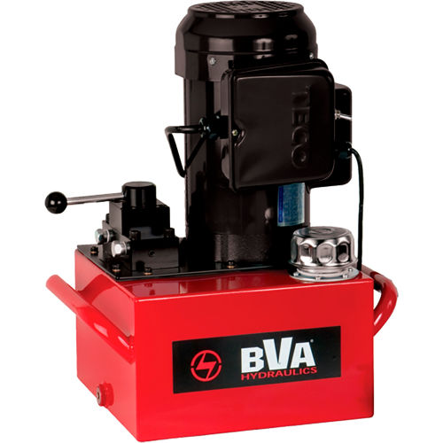 BVA Hydraulic Electric Pump, 1.5 HP, 3 Gallon, 3 Way/3 Position Manual