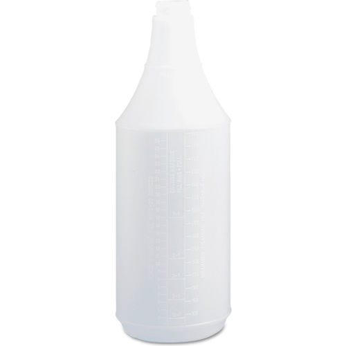 Boardwalk® Embossed Spray Bottle, 32 oz., Clear, 24/Case