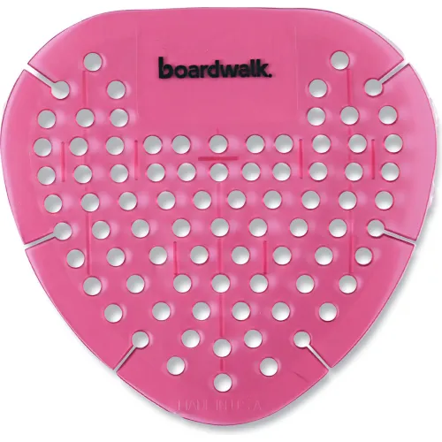 Boardwalk® Gem Urinal Screens, Spiced Apple Scent, Red, 12/Box