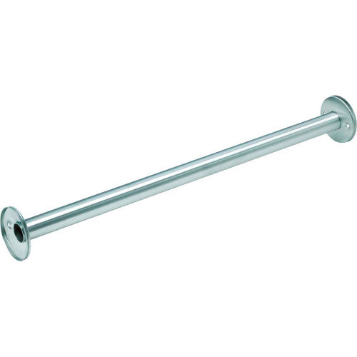 Bradley Corporation 48&quot;W Shower Curtain Rod, Stainless Steel - 953-048000