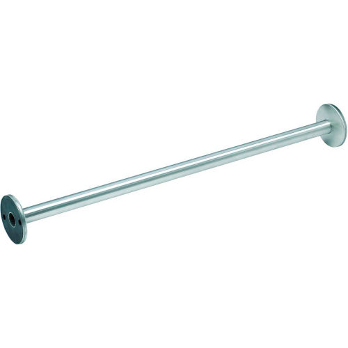 Bradley Corporation 72&quot;W Shower Curtain Rod, Stainless Steel - 953-072000