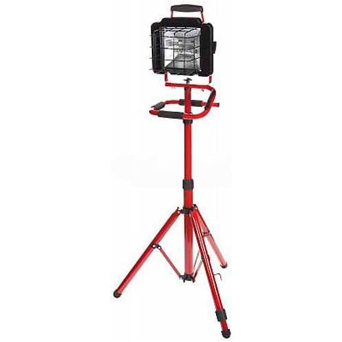 Bayco® Single Head Convertible Tripod Tower SL-1075, 10'L Cord, 16/3 GA, Red