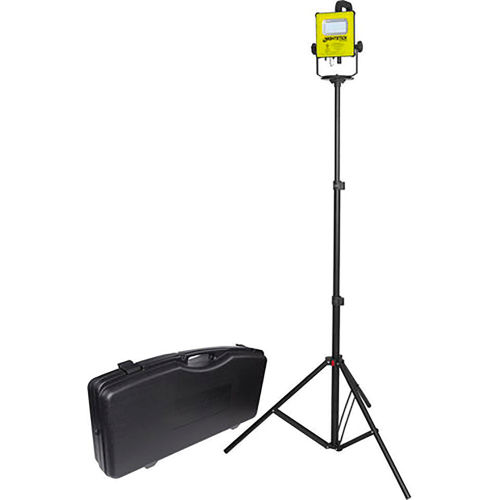 Nightstick Intrinsically Safe Rechargeable Led Scene Light Kit, 5 Floodlights, 1000 Lumens, Green