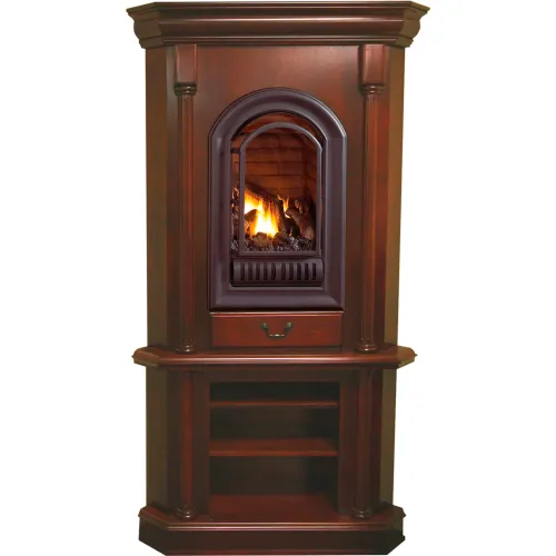 HearthSense Liquid Propane Vent Free Gas Tower Corner