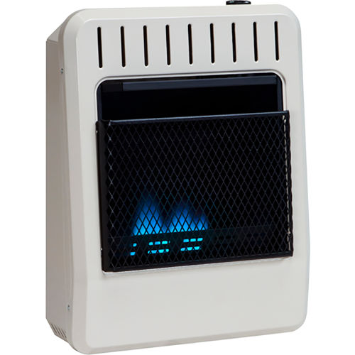 Avenger Dual Fuel Ventless Blue Flame Gas Space Heater w/ Base Feet