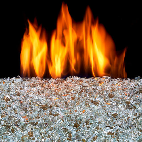 Duluth Forge Vented Fire Glass Burner Kit, 18", 55000 BTU, Natural Gas, Match Light