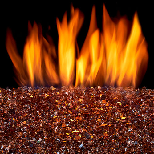 Duluth Forge Vented Fire Glass Burner Kit, 24&quot;, 65000 BTU, Natural Gas, Match Light