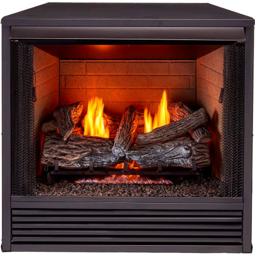 ProCom 32" Universal Ventless Firebox Insert, Zero Clearance Design