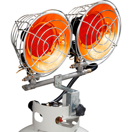 TankTop Propane Heater, Double Burner, 30000 BTU