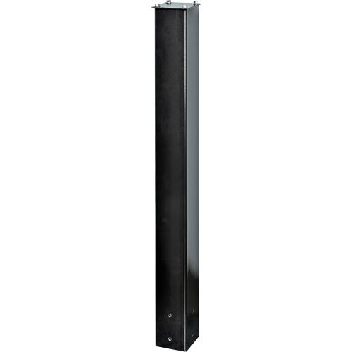 In-Ground Steel Mounting Post 43"H Black