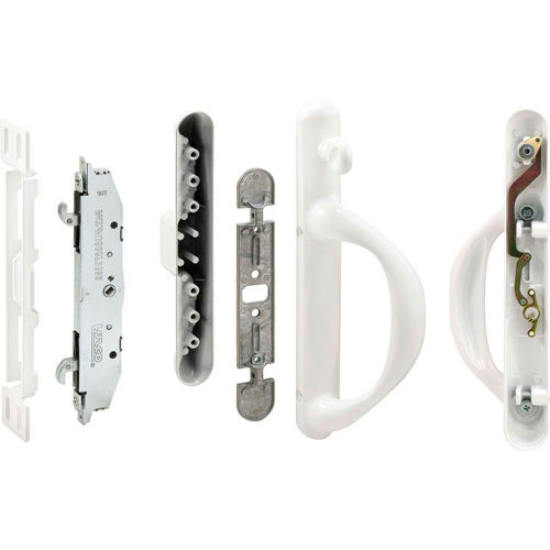 PrimeLine C 1308 Patio Door Handle Set, White, Mortise System, Right Hand